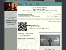 Tablet Screenshot of coachrichmand.com